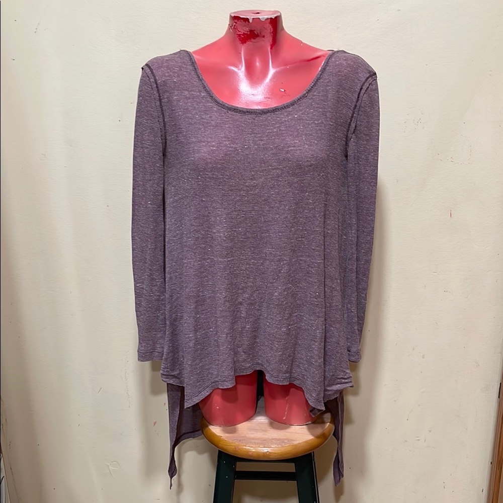 Women's Purple Long Sleeve Top